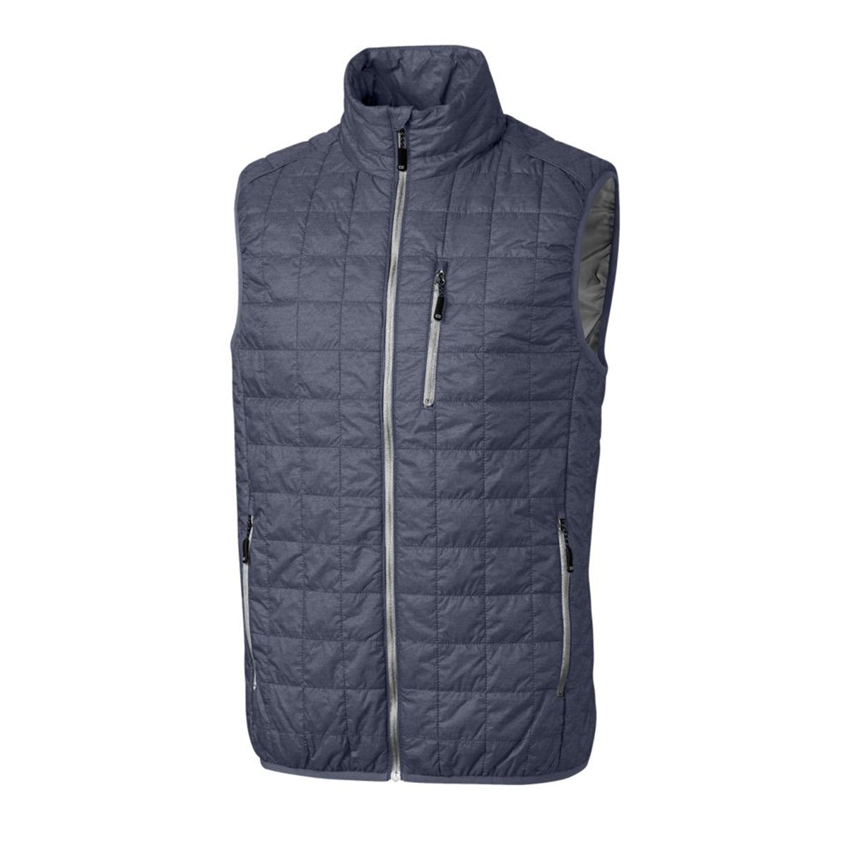 Cutter & Buck Men's Rainier Recycled Insulated Puffer Full Zip Vest