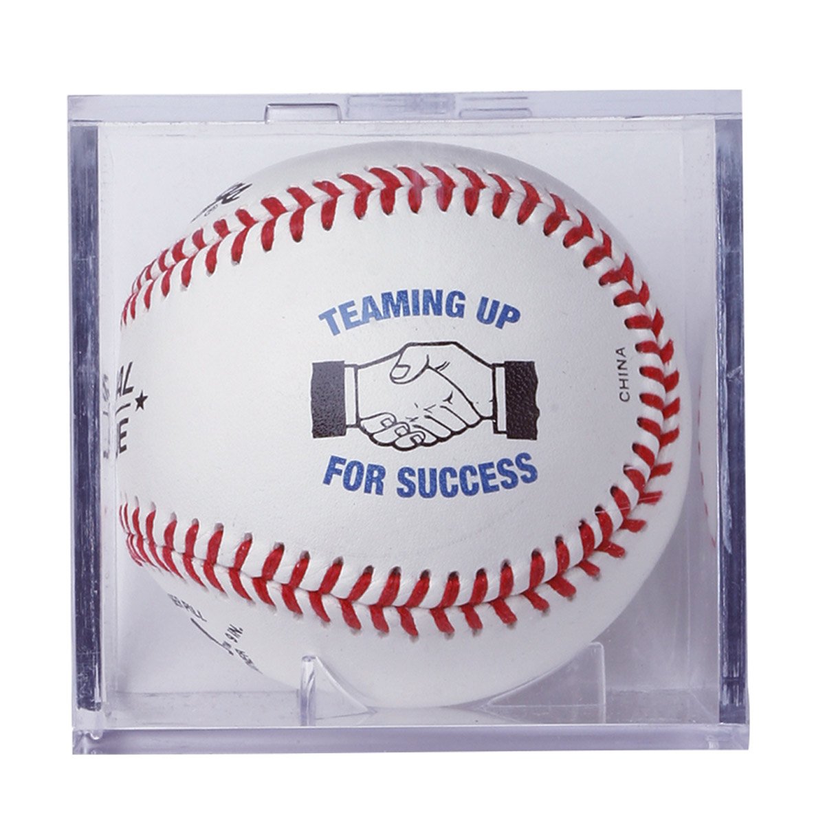Baseball Cube Display In White Box