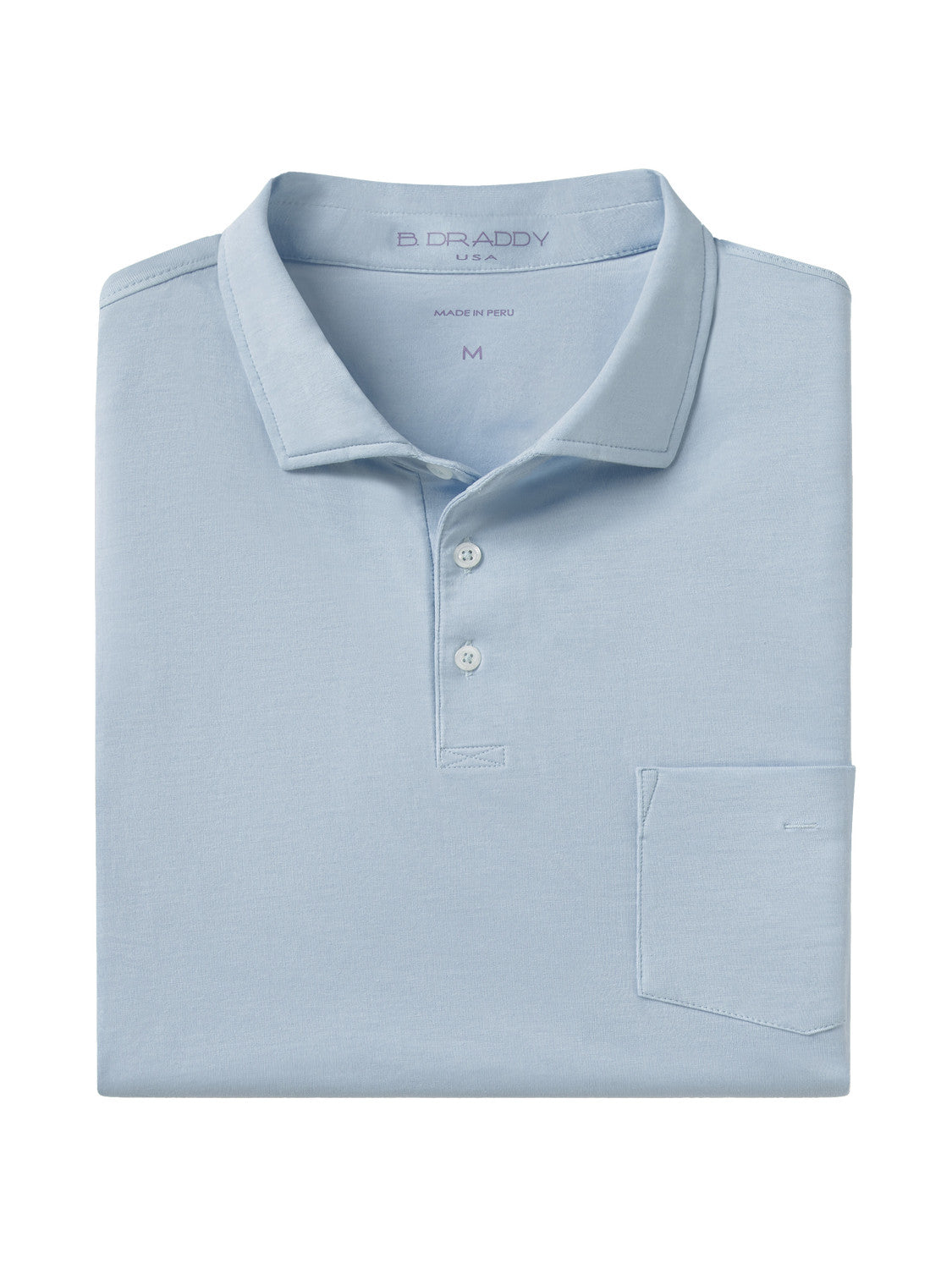 B. Draddy Men's Liam Pocketed Polo