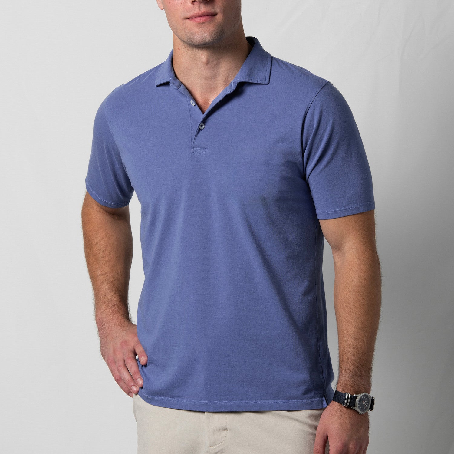 B. Draddy Men's Liam Pocketed Polo