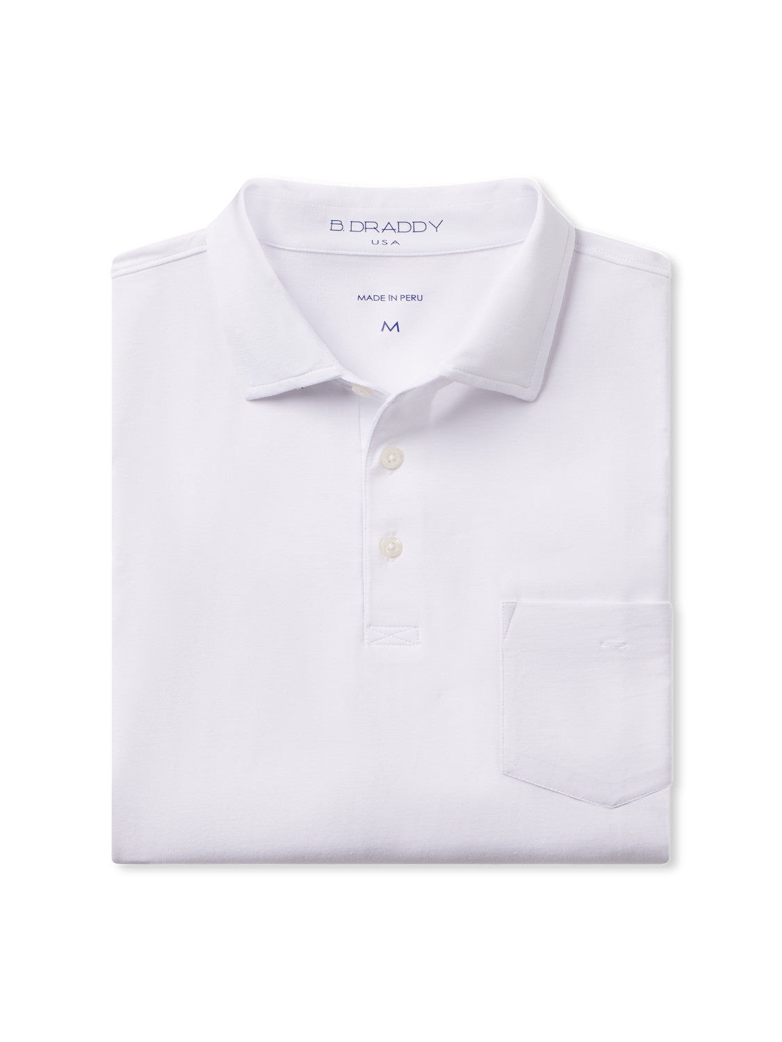 B. Draddy Men's Liam Pocketed Polo