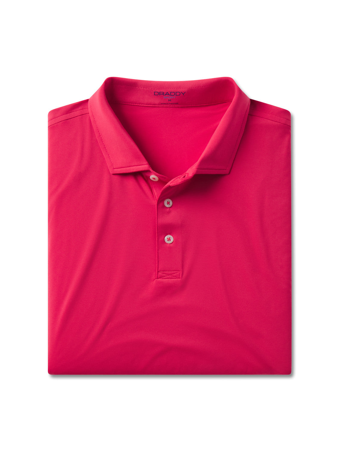 B. Draddy Men's Sport Ryan Solid Jersey Polo