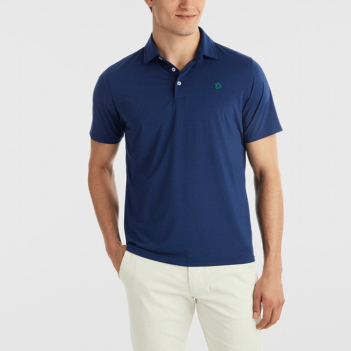 B. Draddy Men's Sport Ryan Solid Jersey Polo