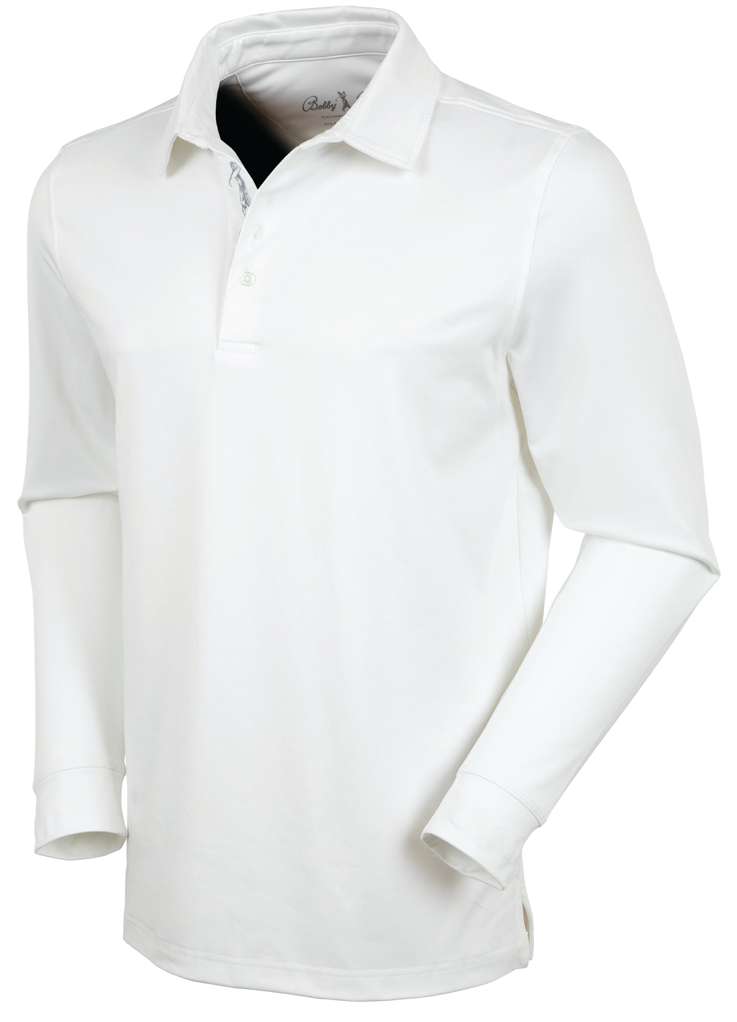 Bobby Jones Men's Gamer Long-Sleeve Jersey Polo Shirt
