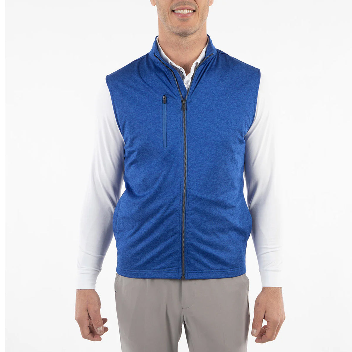 Bobby Jones Men's Performance Gamer Full-Zip Vest