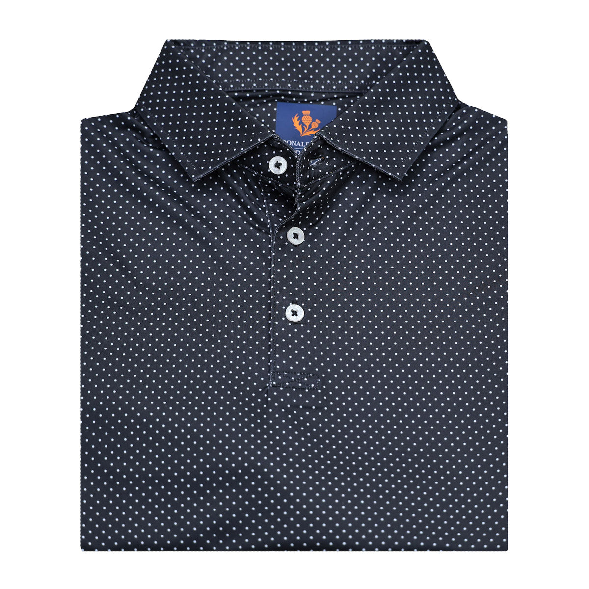 Donald Ross Rob Polka Dot Classic Polo