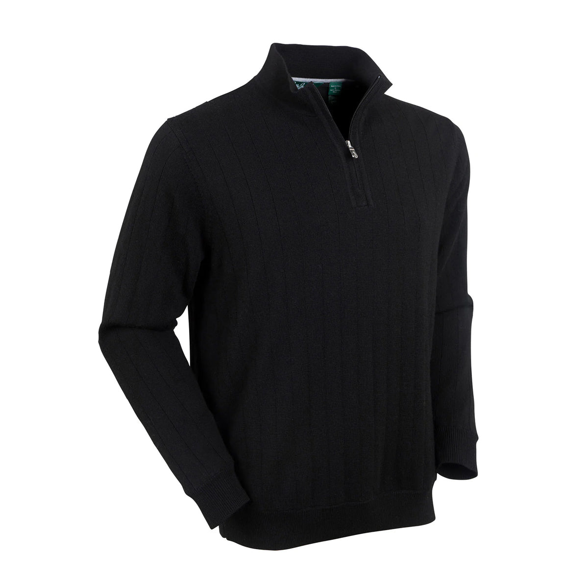 Bobby Jones Men's Merino Lined 1/4-Zip Mock Neck Sweater
