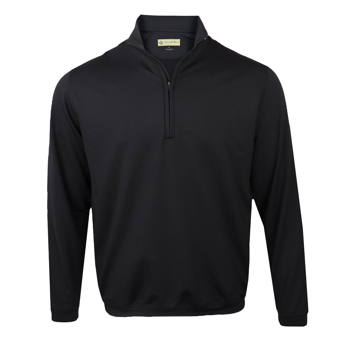 Donald Ross Parkland Pullover Long Sleeve Solid 1/2-Zip