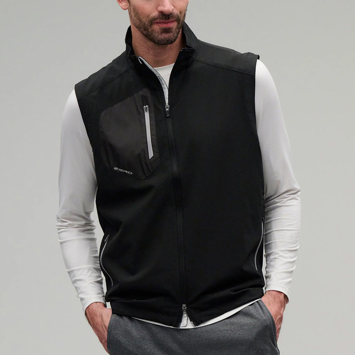 Zero Restriction Men's Z700 Full Zip Windpoof Vest