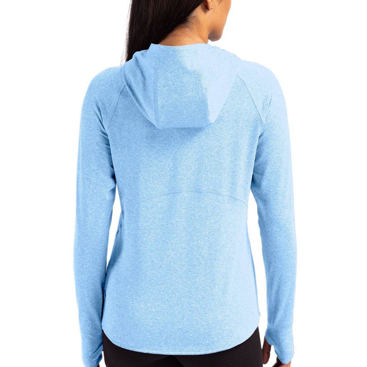 Cutter & Buck Women's Adapt Recycled Soft Knit Stretch Hooded Pullover