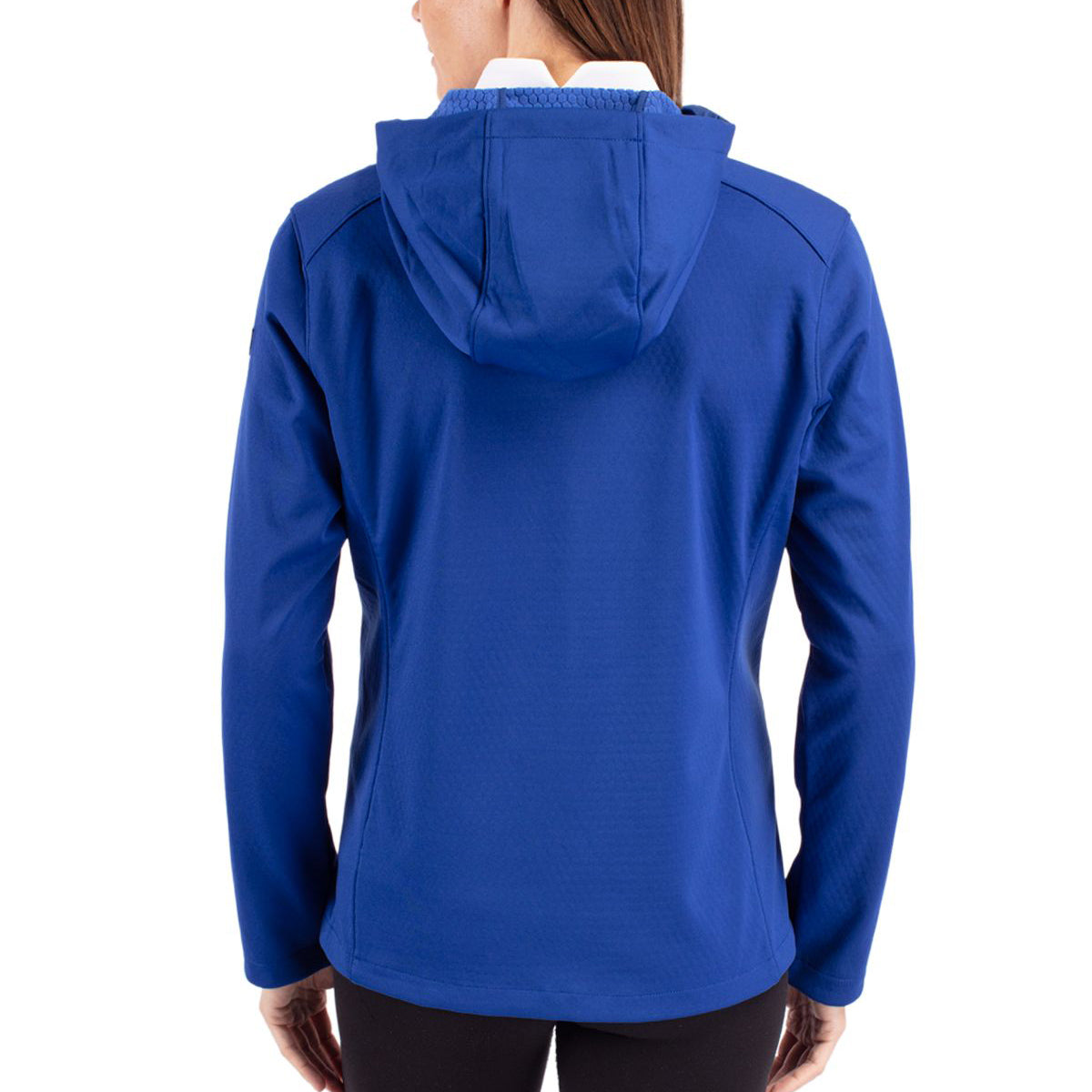Cutter & Buck Women's Evoke Recycled Honeycomb Fleece Full-Zip Hooded Jacket