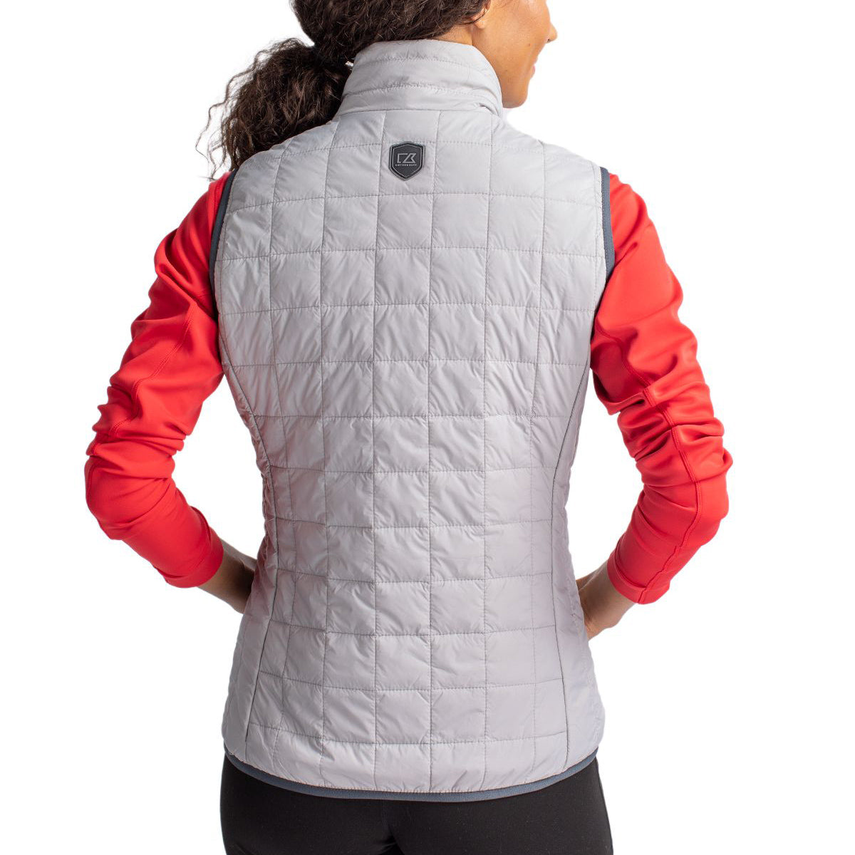 Cutter & Buck Women's Rainier Recycled Insulated Puffer Full Zip Vest