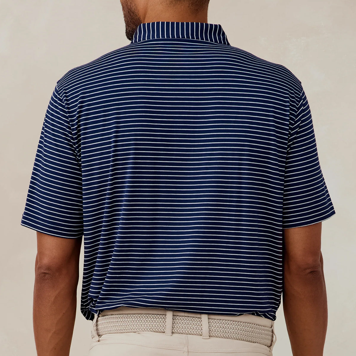 tasc Men's Cloud Polo Brookline Stripe