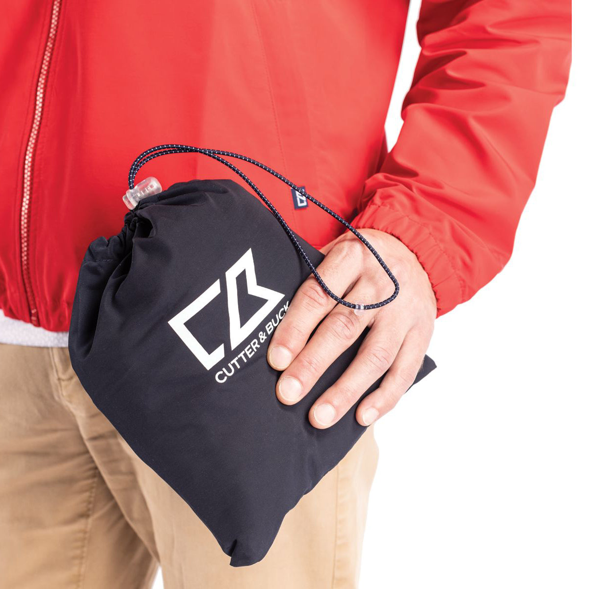 Cutter & Buck Men's Charter Recycled Packable Full Zip Jacket