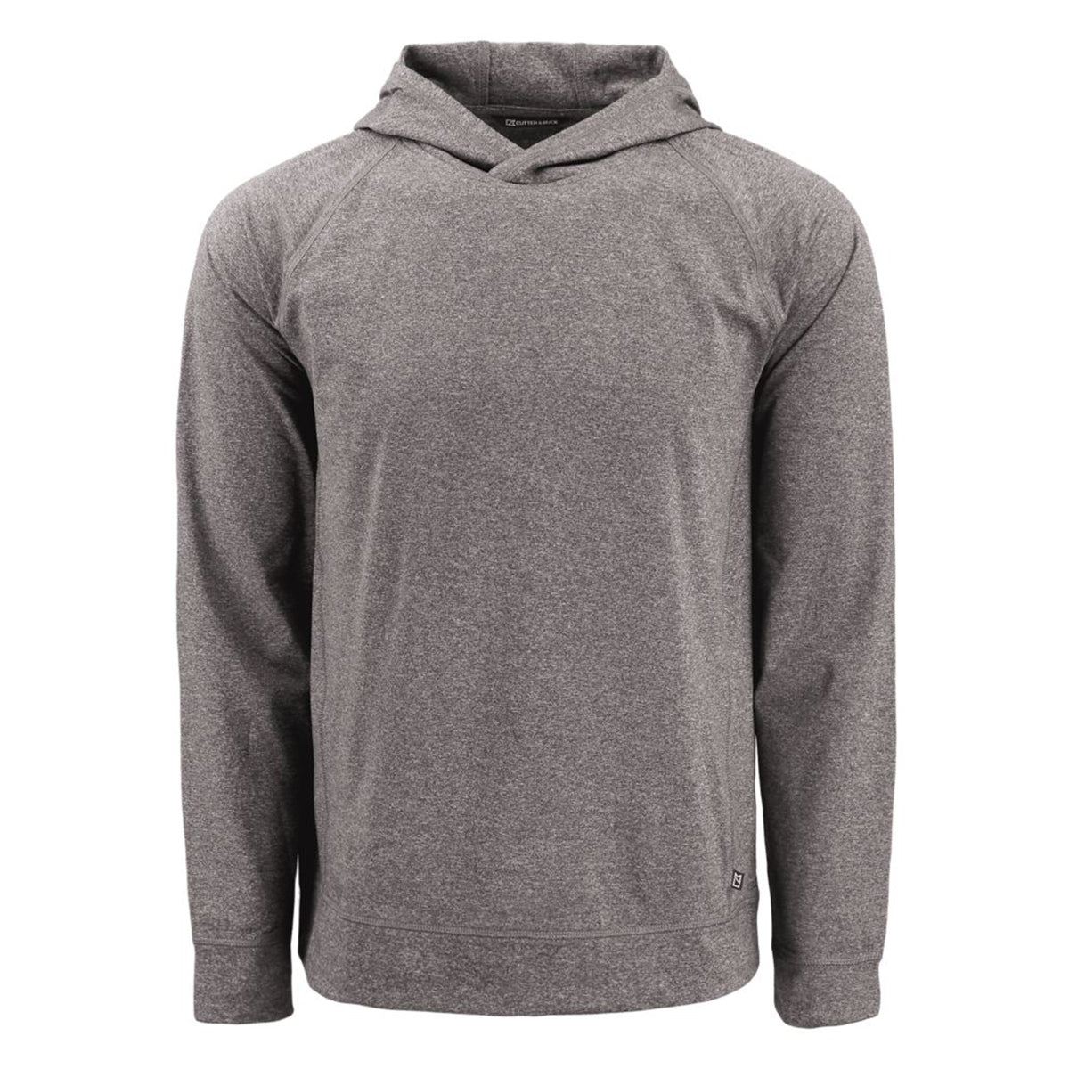 Cutter & Buck Men's Adapt Recycled Soft Knit Stretch Heathered Hooded Pullover