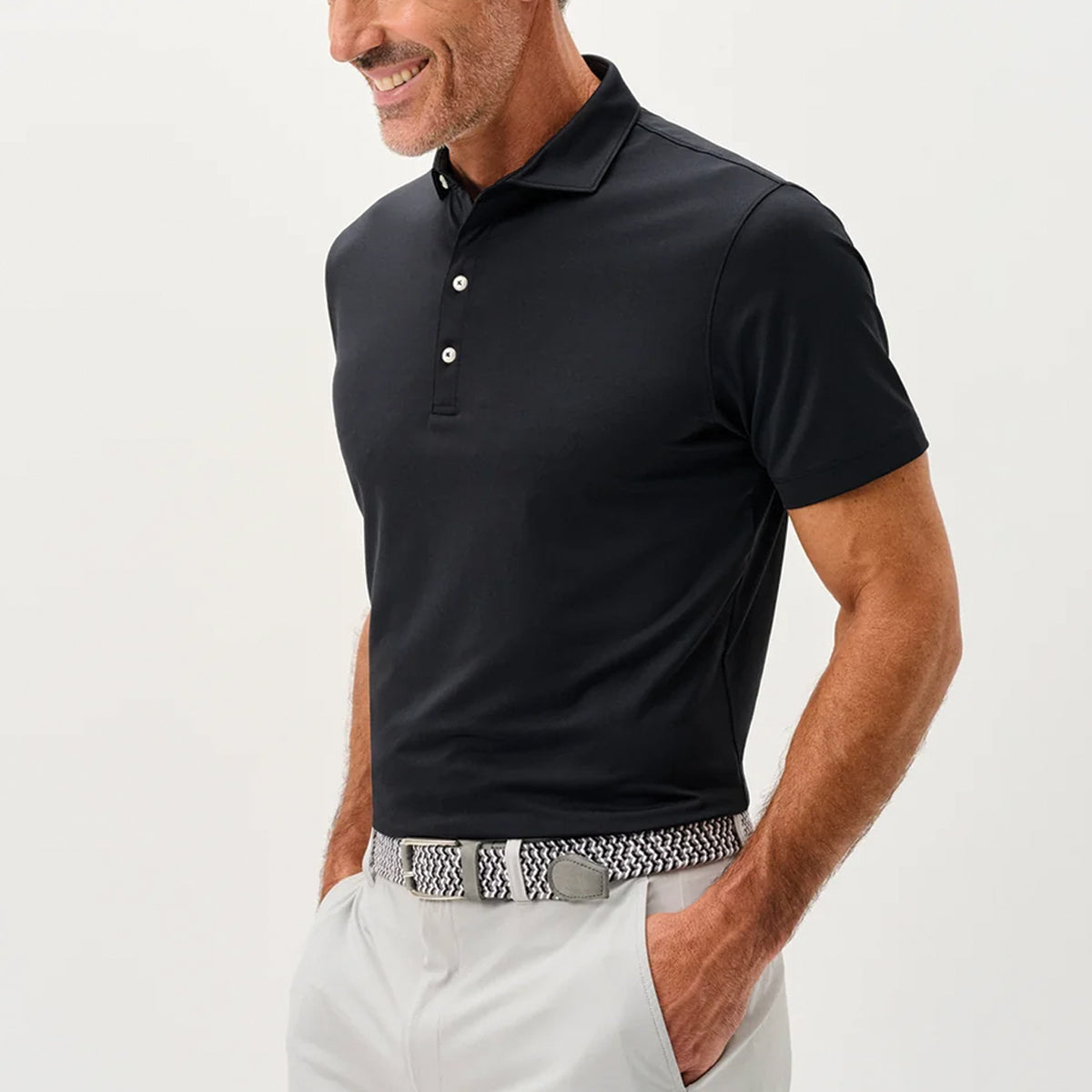 Johnnie-O Men's Prep-Formance Birdie Solid Jersey Polo