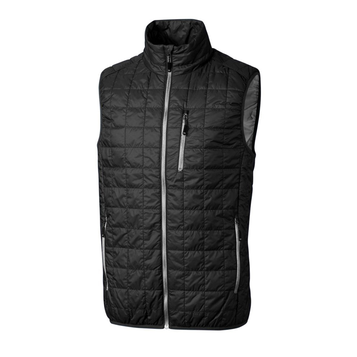 Cutter & Buck Men's Rainier Recycled Insulated Puffer Full Zip Vest