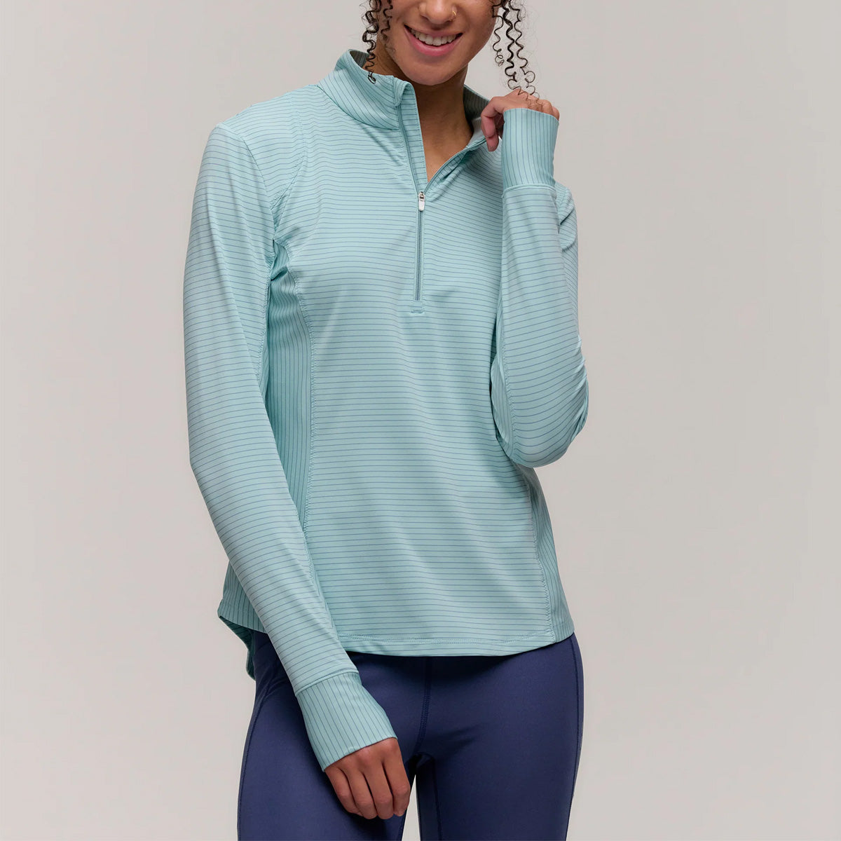 Zero Restriction Women's Renae Zip Mock Pullover Shirt