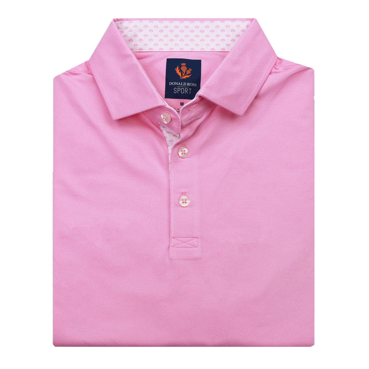 Donald Ross Eamon Solid With Fancy Placket