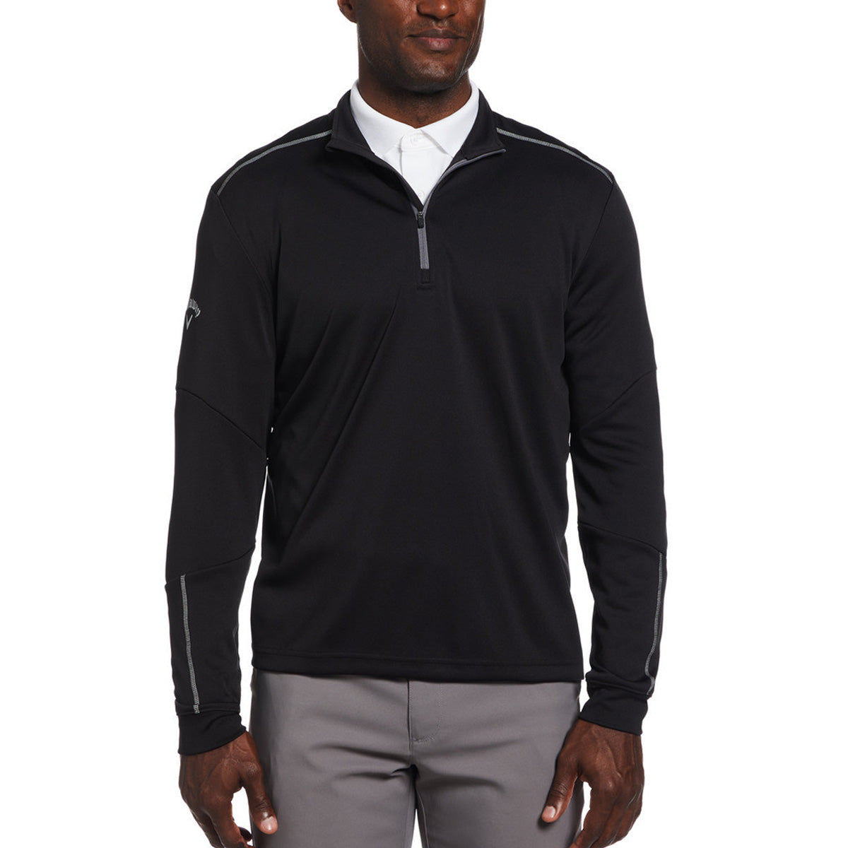 Callaway Men's Quarter-Zip Water Repellent Pullover Shirt