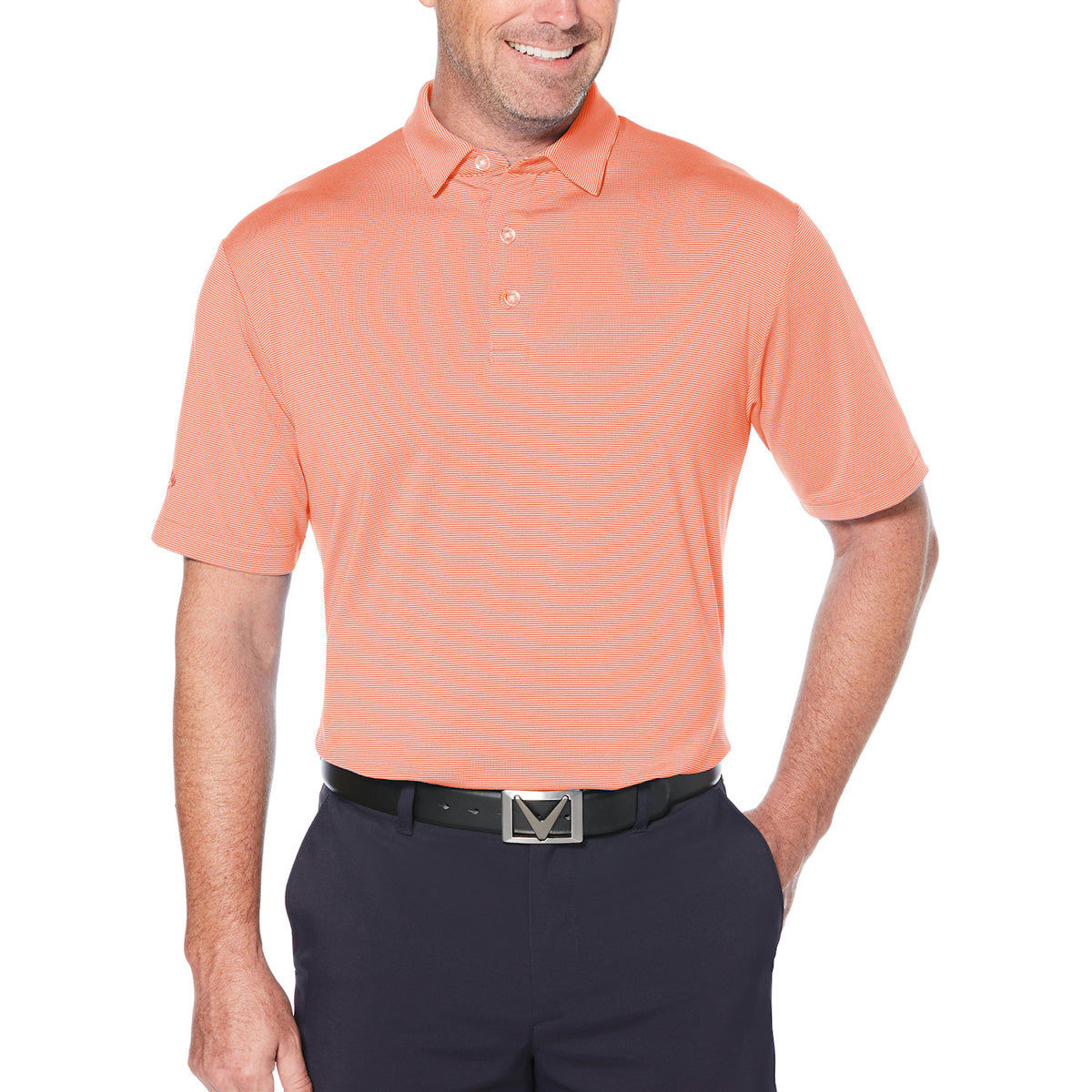 Callaway Men's Fine Line Stripe Polo