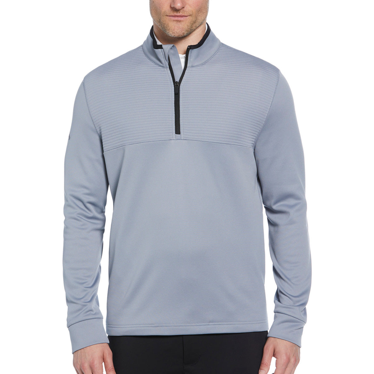 Callaway Men's Quarter Zip Ottoman Fleece Pullover Shirt