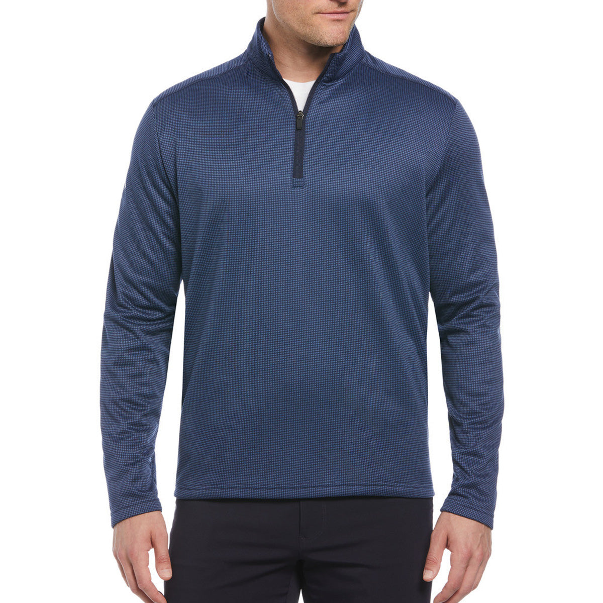 Callaway Houndstooth ¼ Zip Pullover Jacket