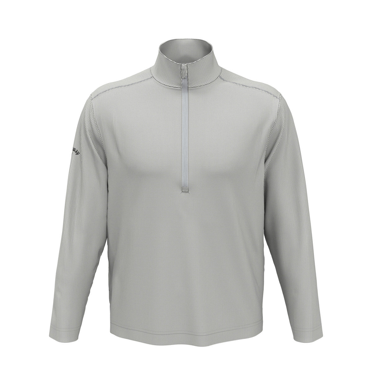 Callaway Houndstooth ¼ Zip Pullover Jacket