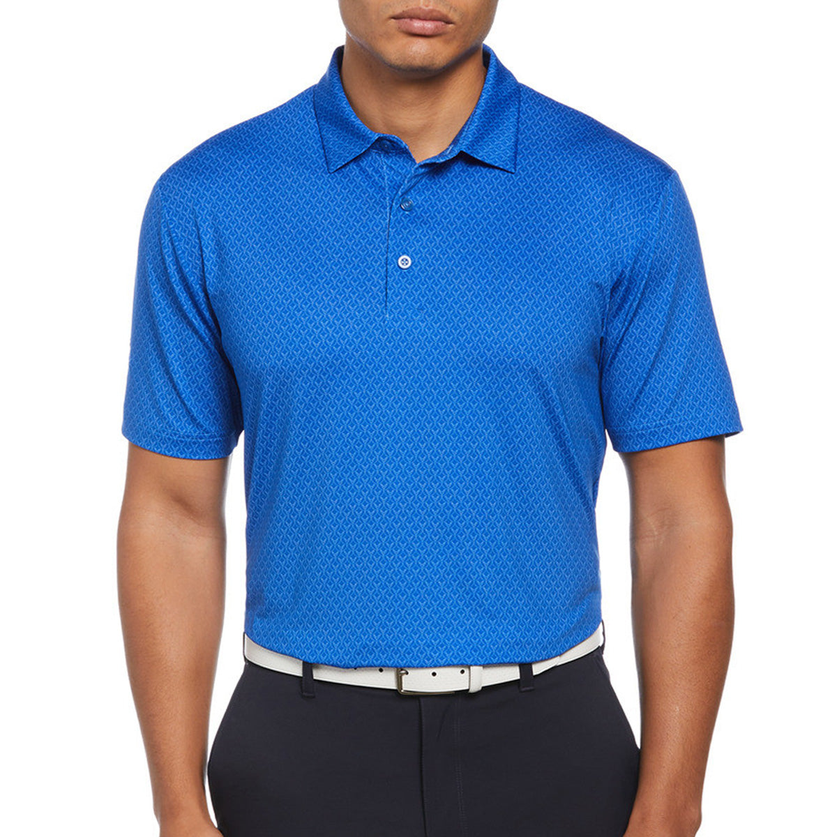 Callaway Men's All Over Stitched Chev Polo Shirt