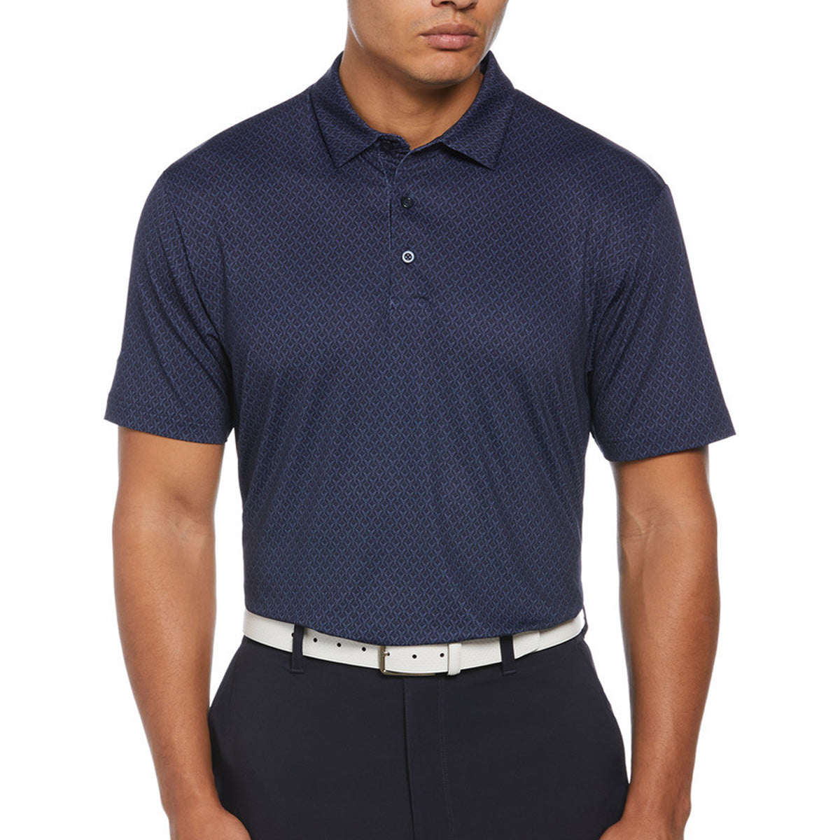 Callaway Men's All Over Stitched Chev Polo Shirt
