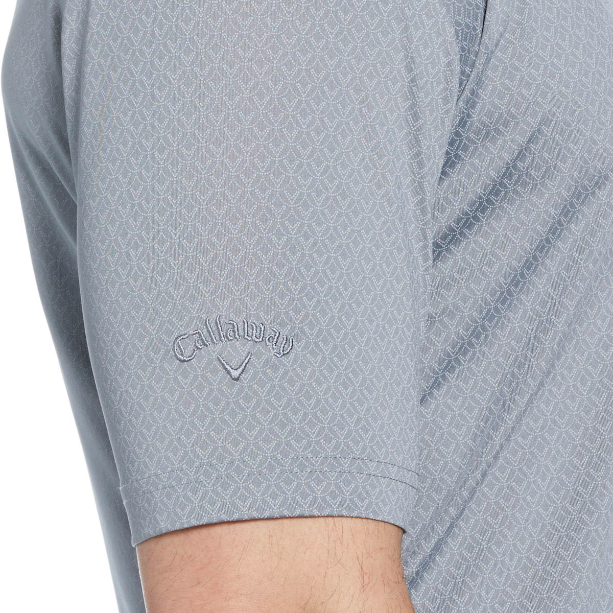 Callaway Men's All Over Stitched Chev Polo Shirt