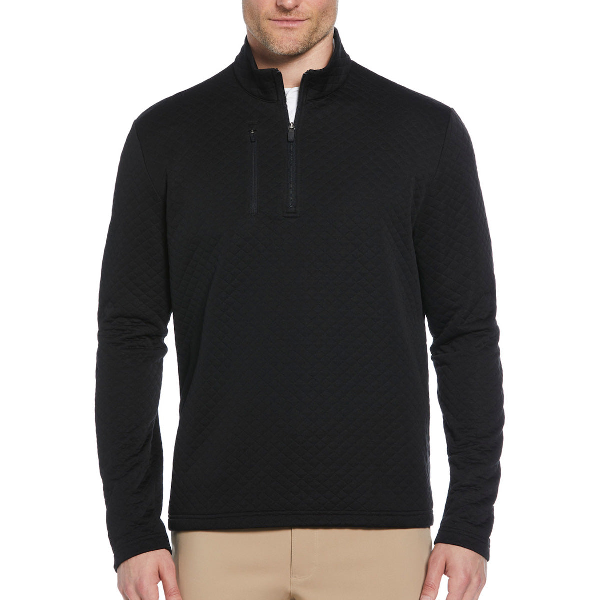 Callaway Men's Diamond Quilted Fleece Quarter Zip