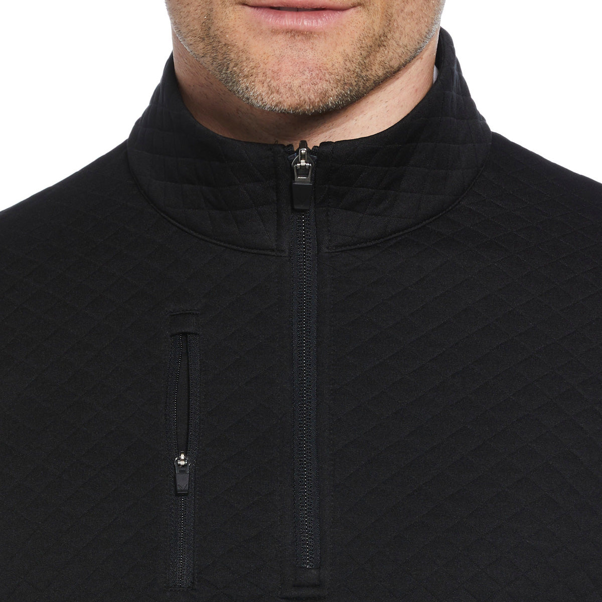 Callaway Men's Diamond Quilted Fleece Quarter Zip