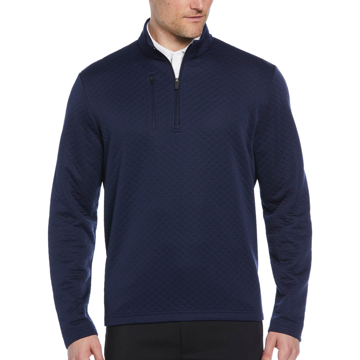 Callaway Men's Diamond Quilted Fleece Quarter Zip