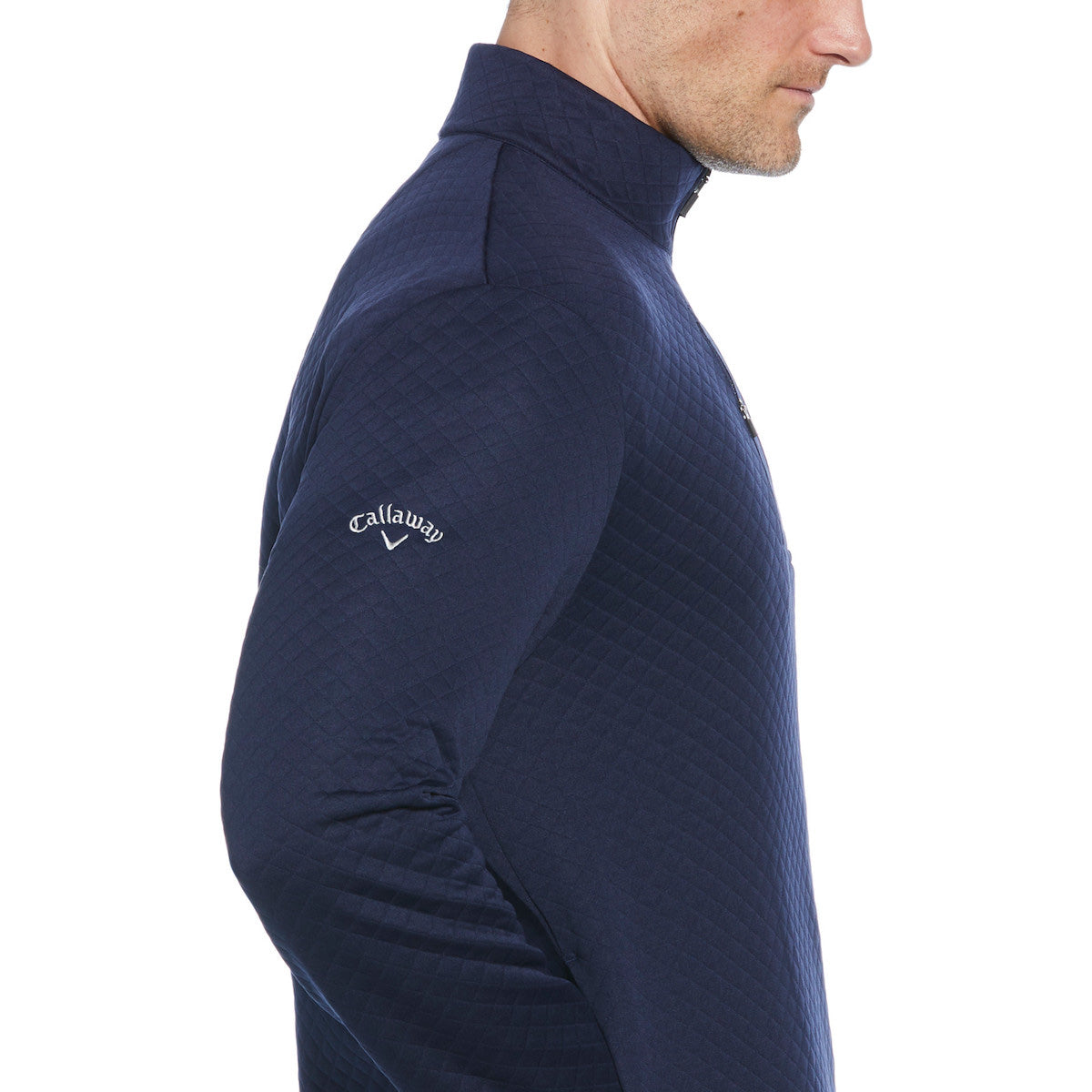Callaway Men's Diamond Quilted Fleece Quarter Zip