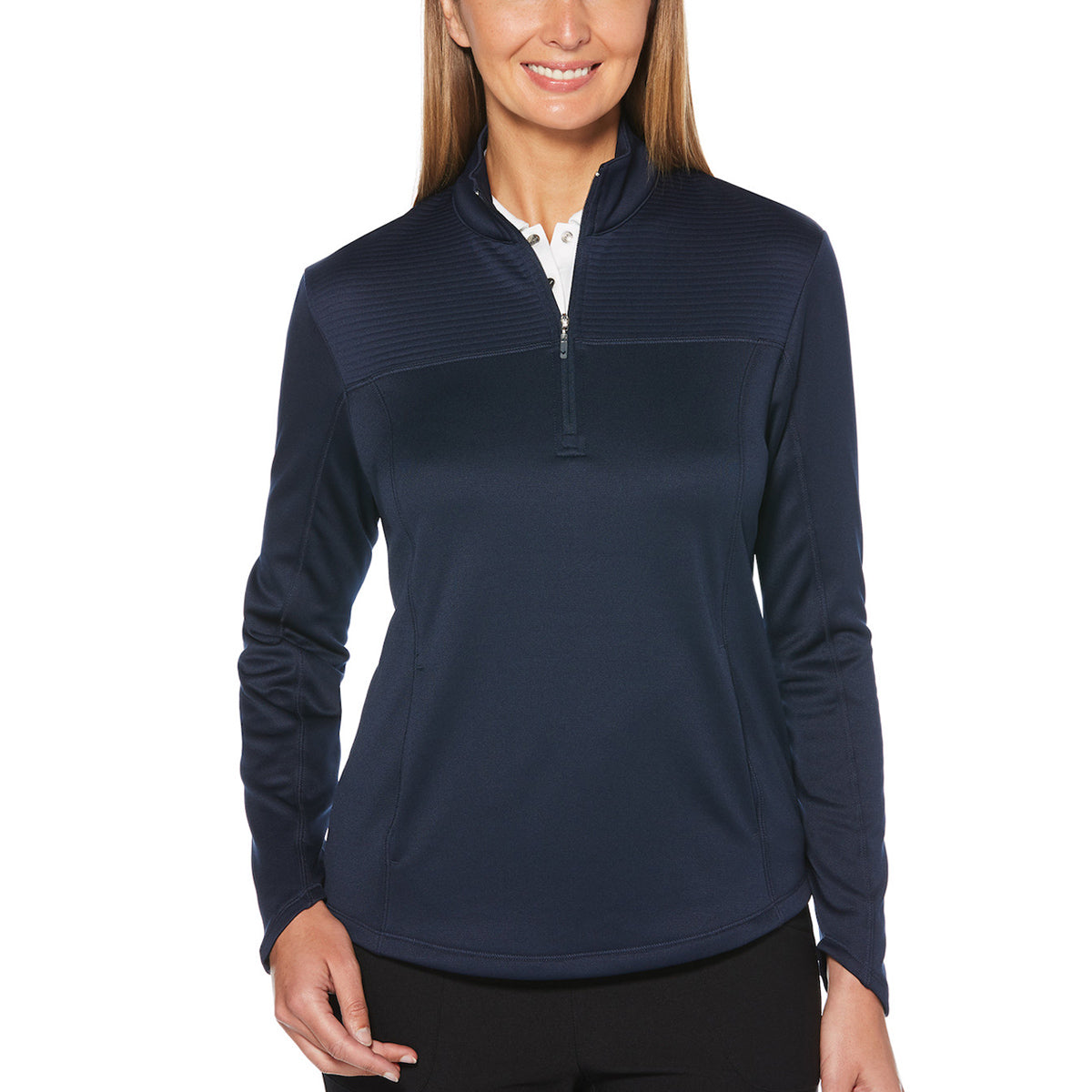 Callaway Ladies' Ottoman ¼-Zip Pullover Shirt