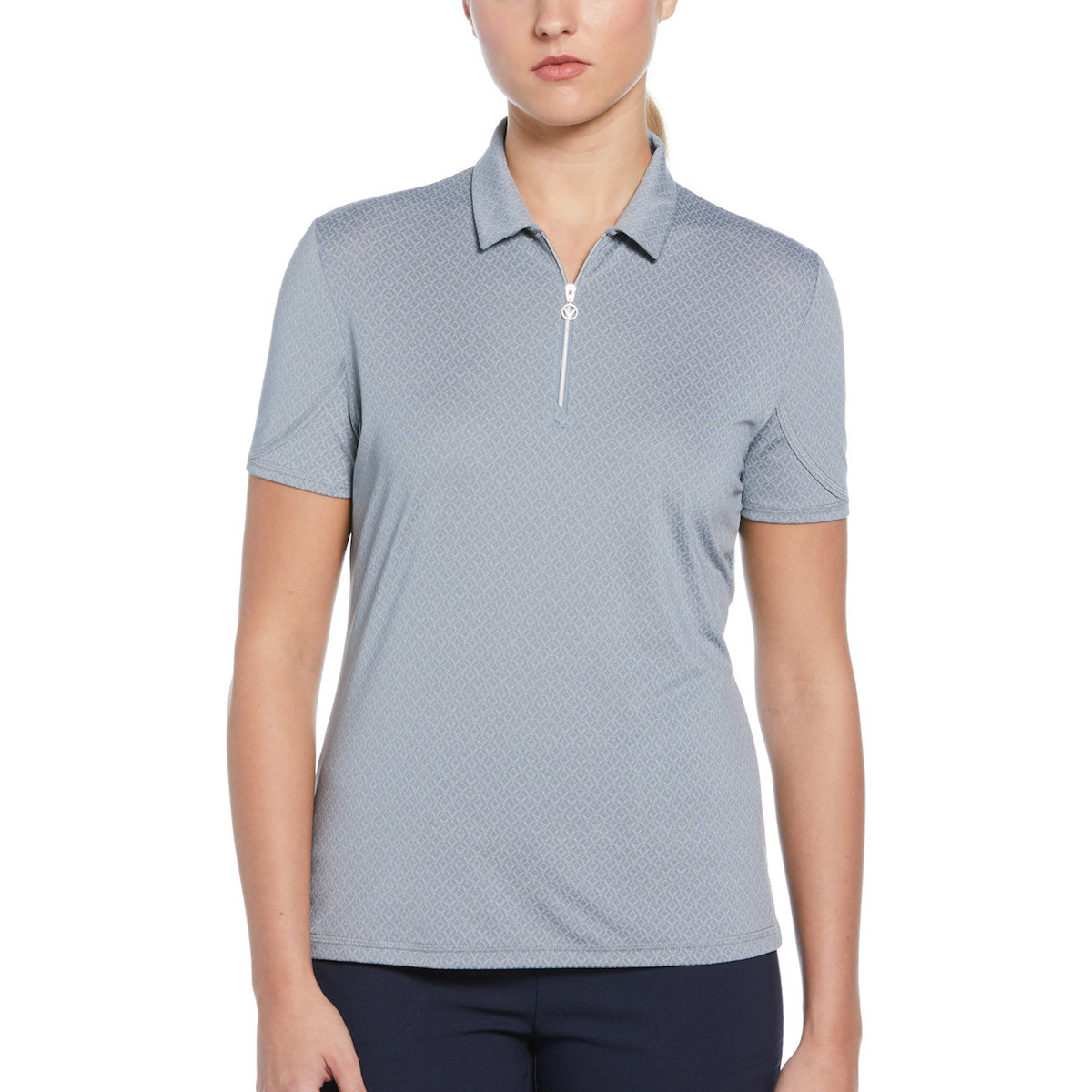 Callaway Ladies' All-Over Stitched Chev Polo Shirt