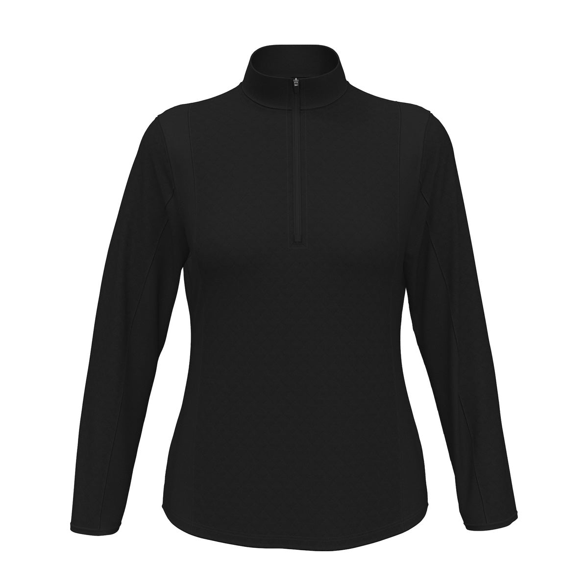 Callaway Ladies' Diamond Quilted Fleece Quarter Zip Jacket