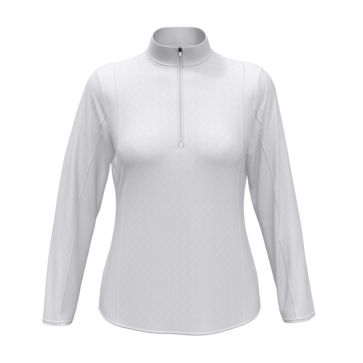 Callaway Ladies' Diamond Quilted Fleece Quarter Zip Jacket