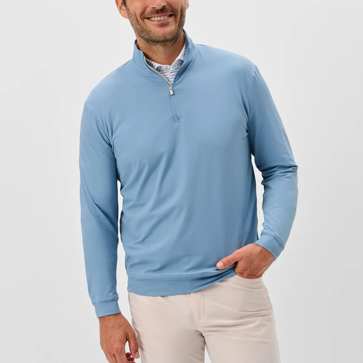 Johnnie-O Men's Motion Performance Quarter-Zip Pullover Shirt