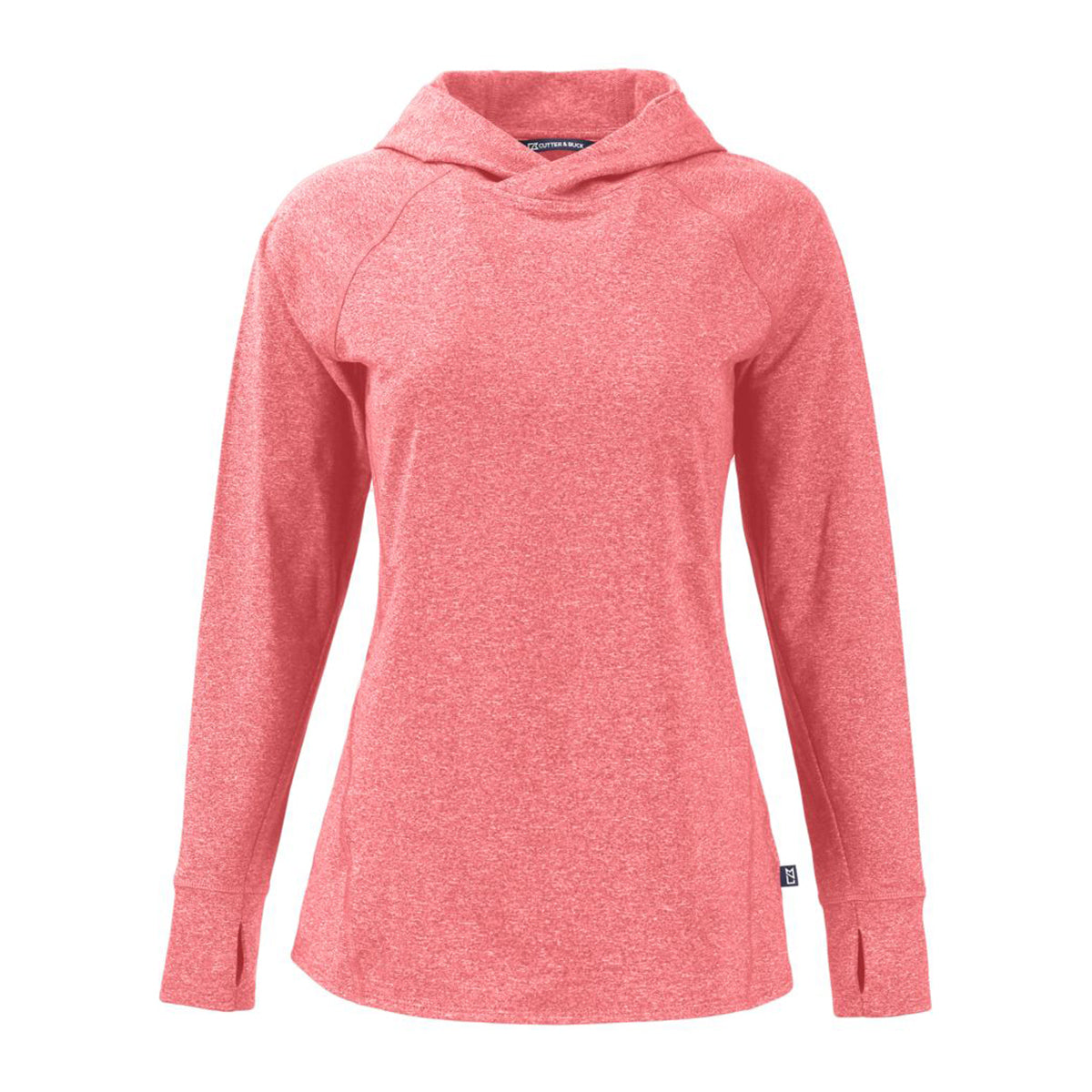 Cutter & Buck Women's Adapt Recycled Soft Knit Stretch Hooded Pullover