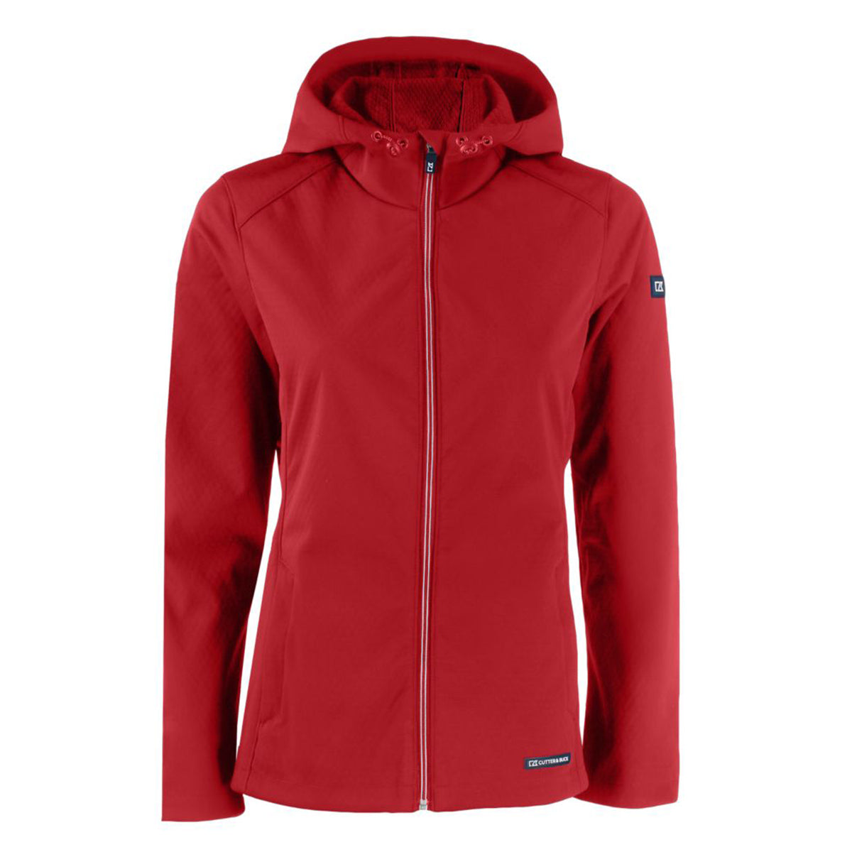 Cutter & Buck Women's Evoke Recycled Honeycomb Fleece Full-Zip Hooded Jacket