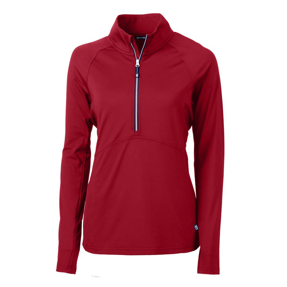 Cutter & Buck Women's Adapt Recycled Soft Knit Stretch Half-Zip Pullover
