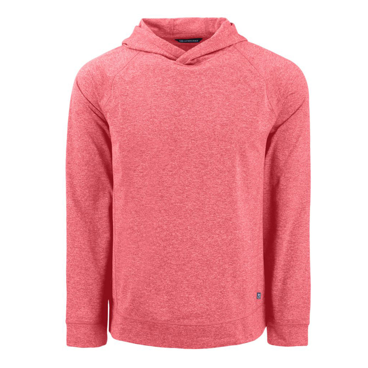 Cutter & Buck Men's Adapt Recycled Soft Knit Stretch Heathered Hooded Pullover