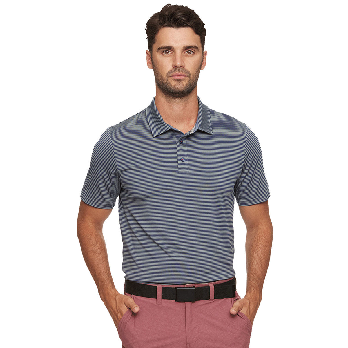 Flag & Anthem Men's Naples SS Signature Striped Polo