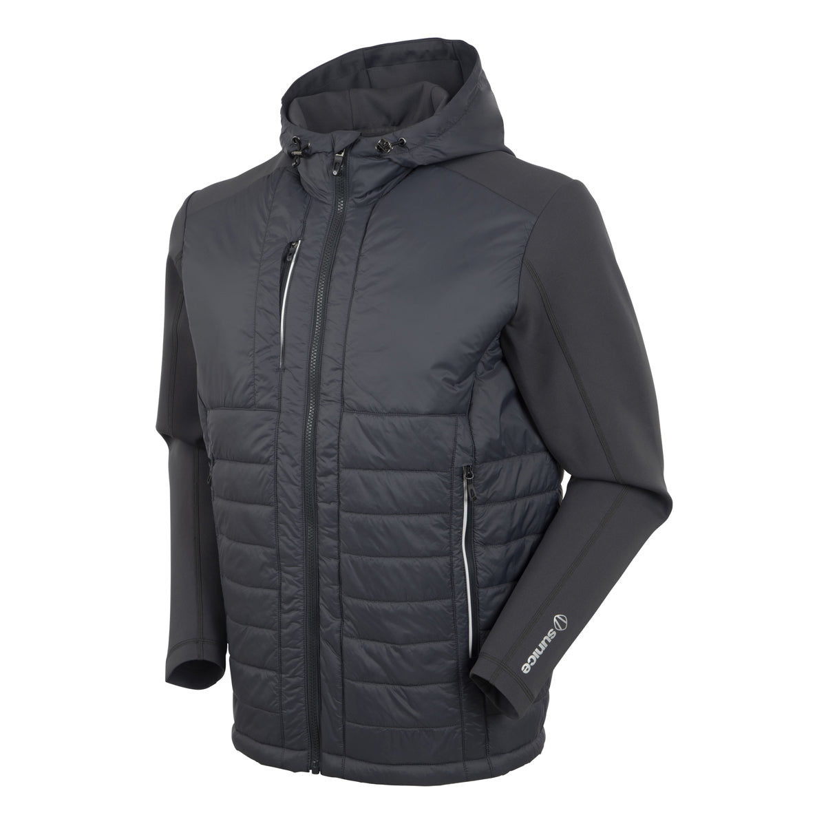 Sunice Men's Hamilton Thermal Hybrid Hooded Jacket