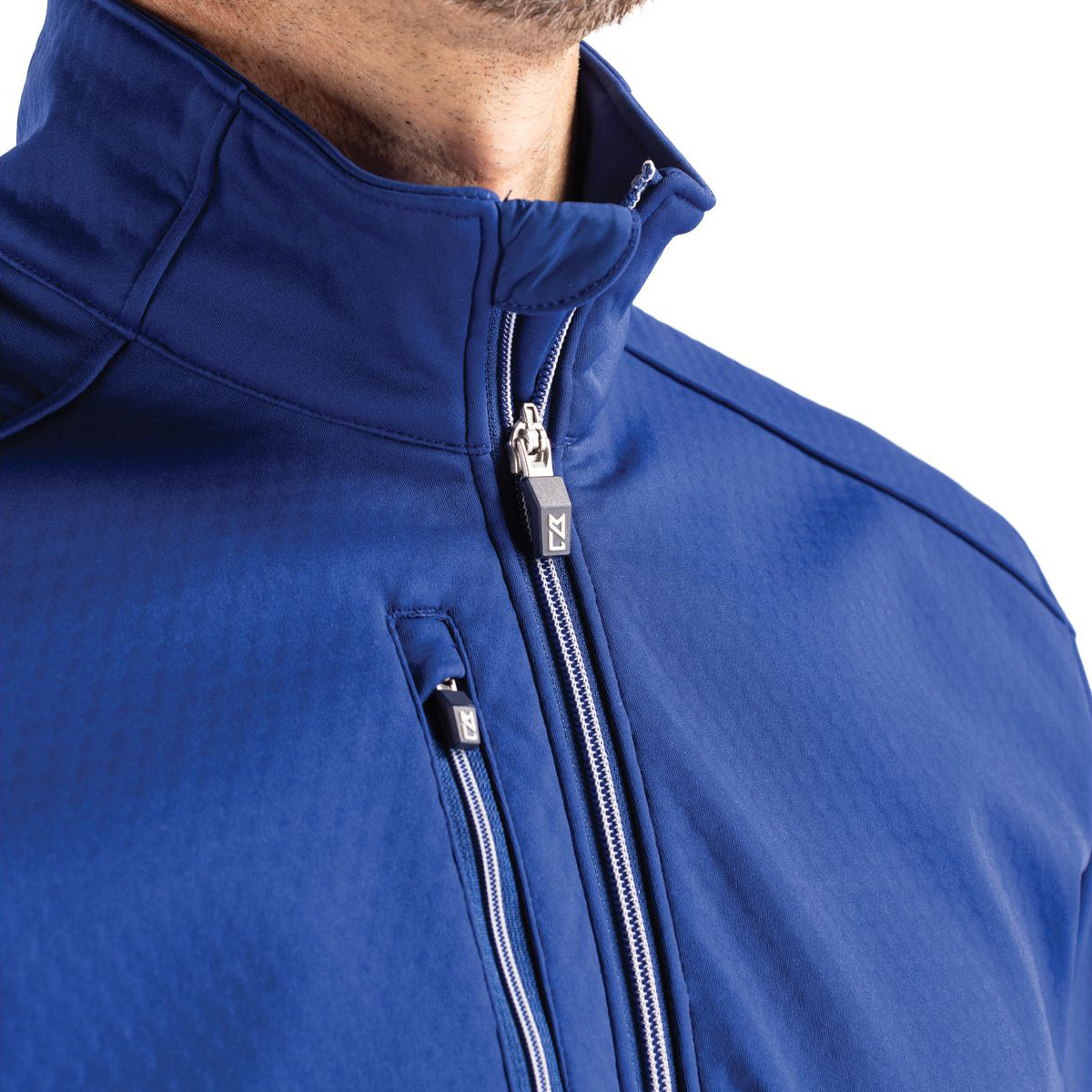 Cutter & Buck Men's Evoke Recycled Honeycomb Fleece Full-Zip Jacket