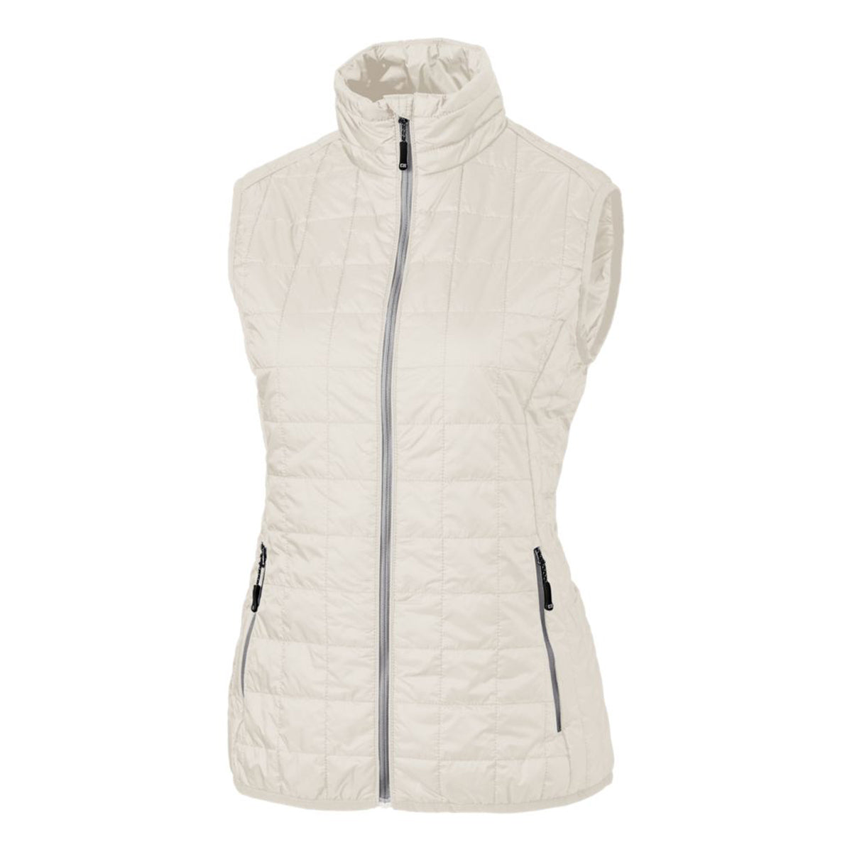 Cutter & Buck Women's Rainier Recycled Insulated Puffer Full Zip Vest