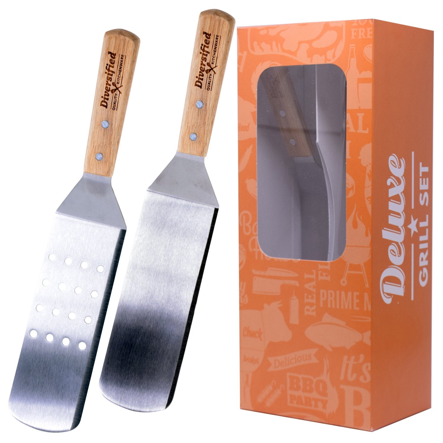 Deluxe Grilling Flipper Set