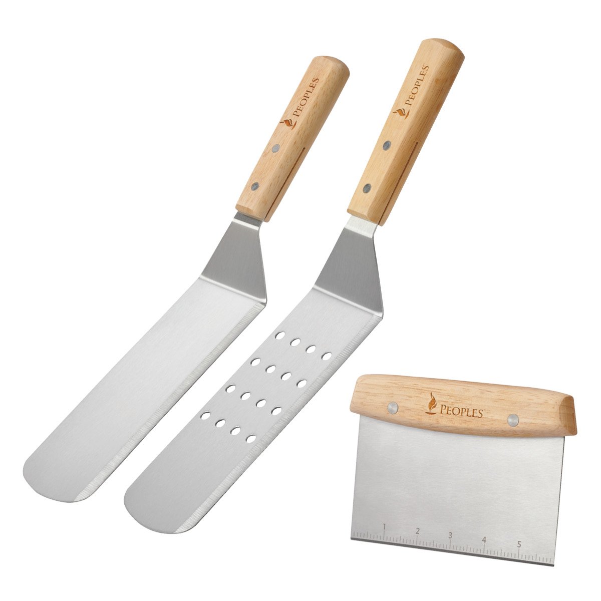 Deluxe Grilling Scraper & Flipper Set